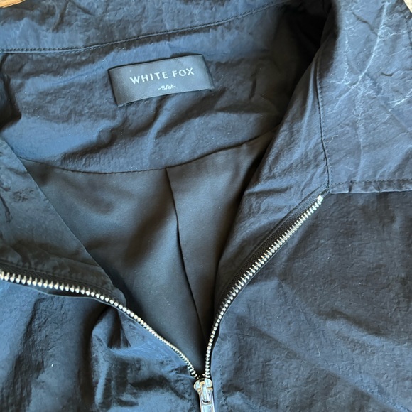 White Fox Boutique Off Duty Jacket Black Sz S/M - Picture 11 of 11